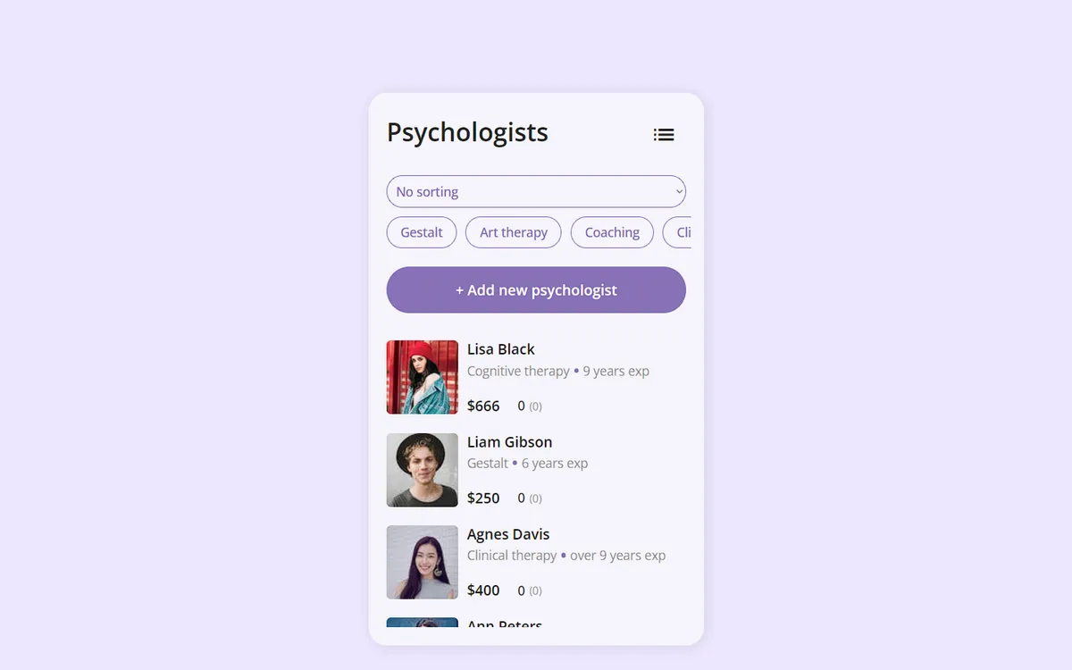 Ez Mental Health Mobile screenshot 2