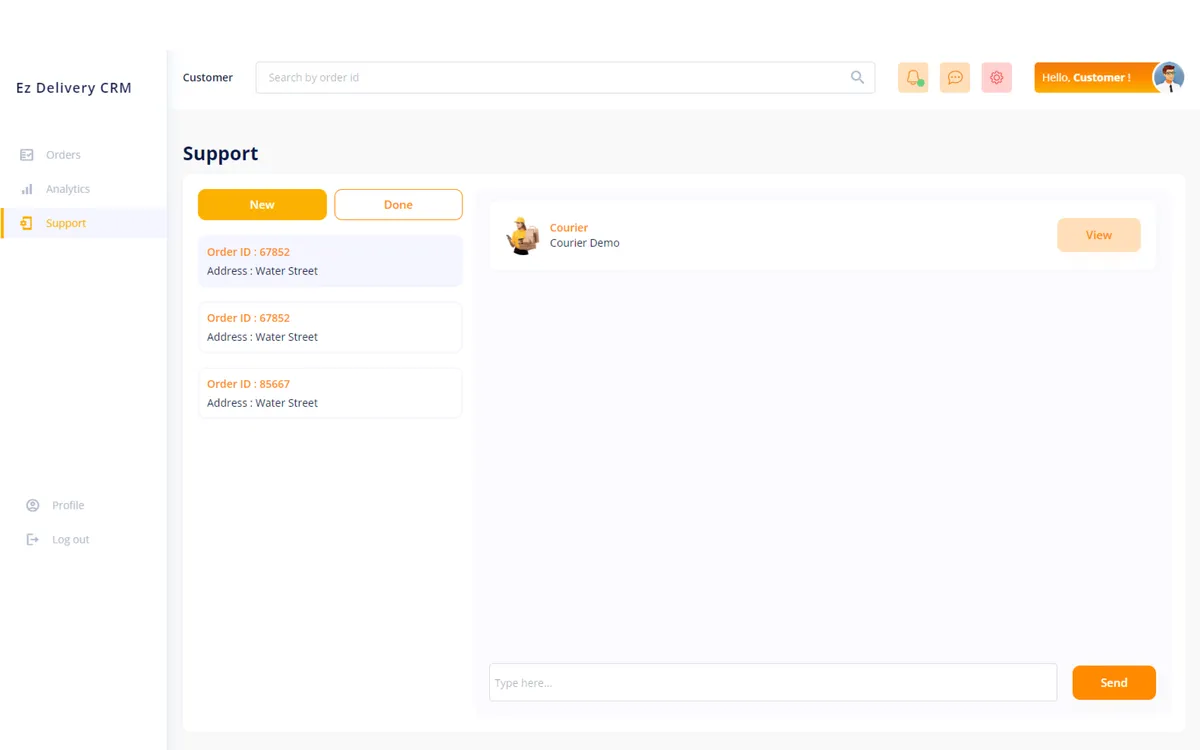 Ez Delivery CRM screenshot 6