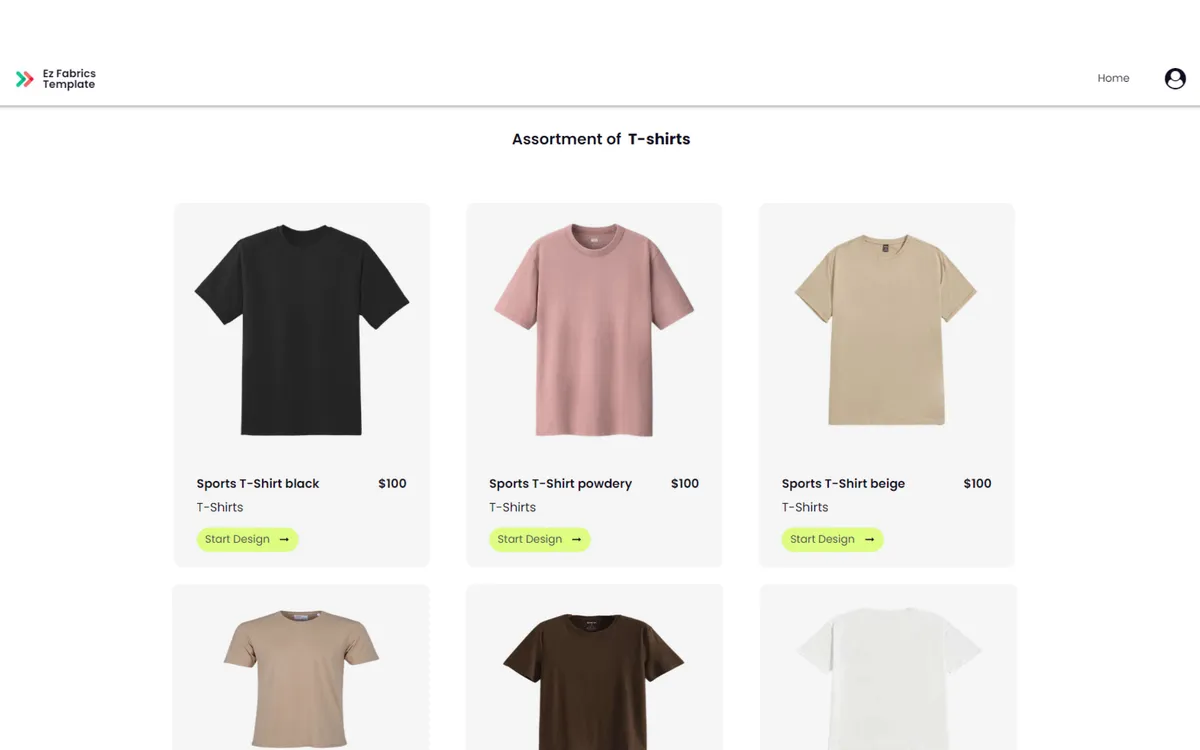 Ez T-shirt Design Landing screenshot 2