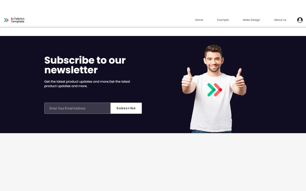 Ez T-shirt Design Landing screenshot 7
