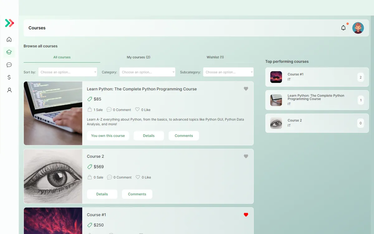 Ez Education Admin System CRM screenshot 4