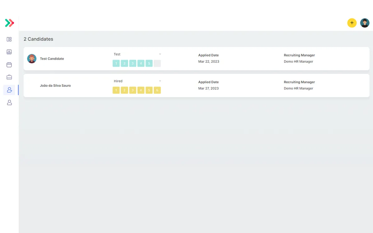 Ez Hr CRM Dashboard screenshot 5