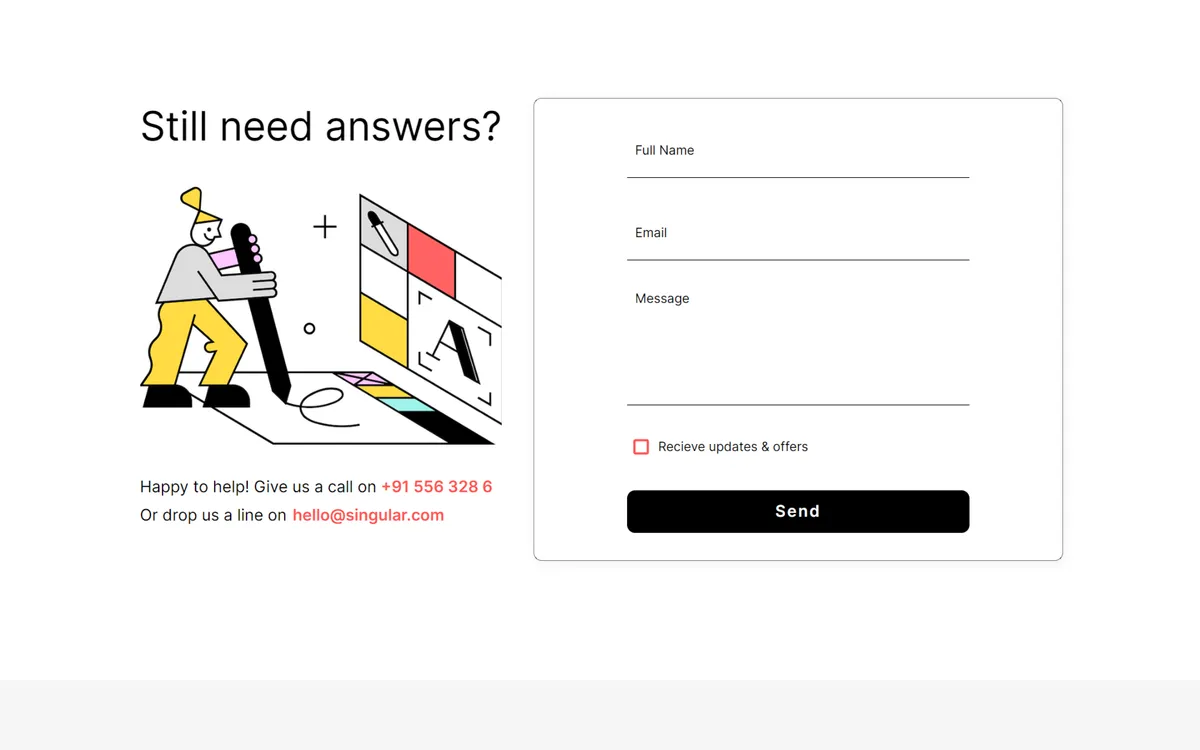 Ez Card Landing screenshot 7