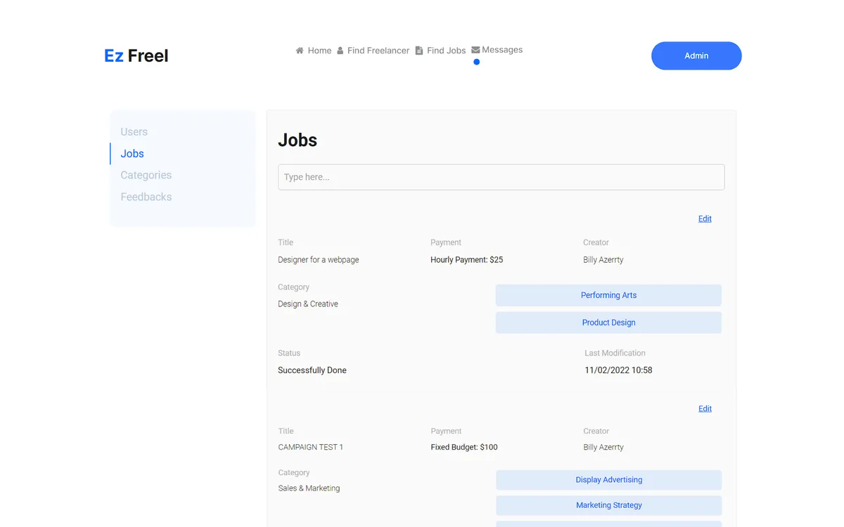 Ez Freelance like Upwork screenshot 3