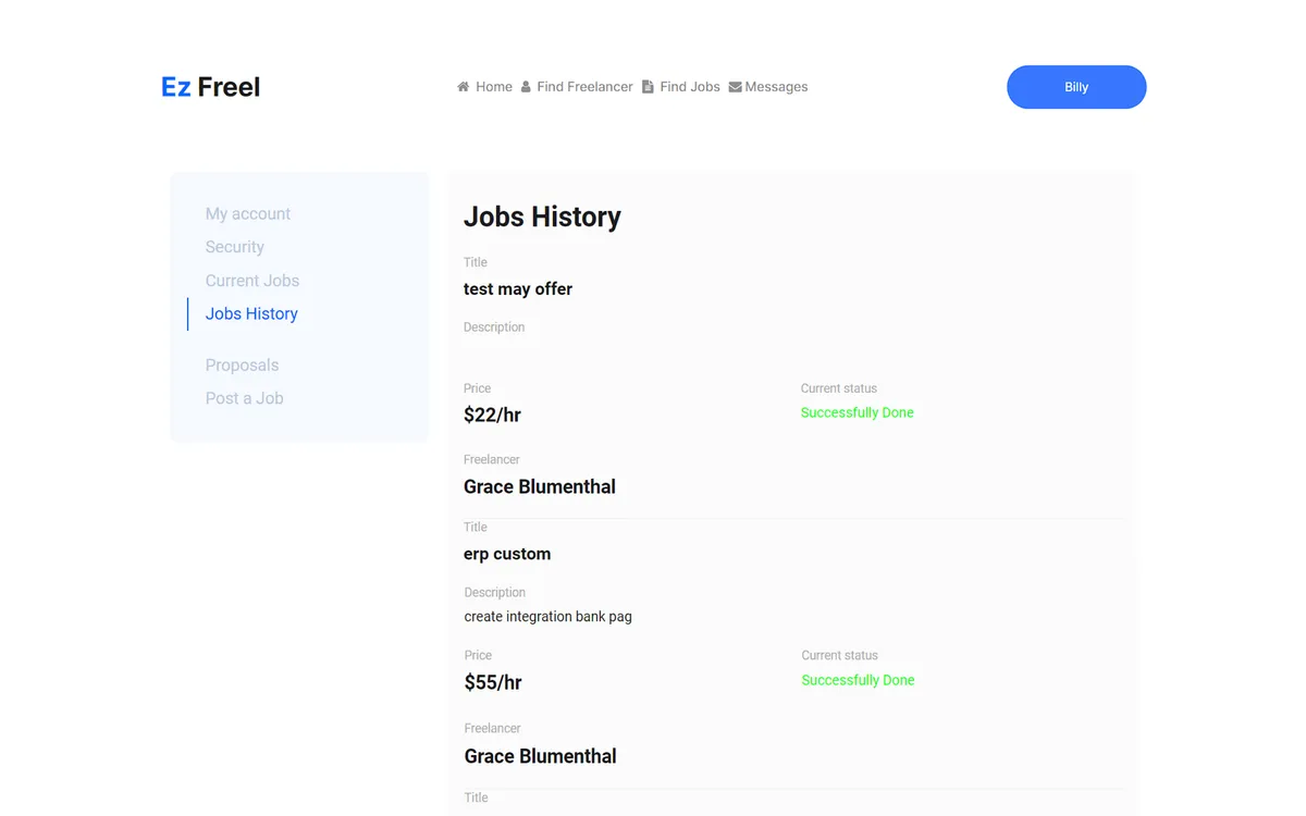 Ez Freelance like Upwork screenshot 5