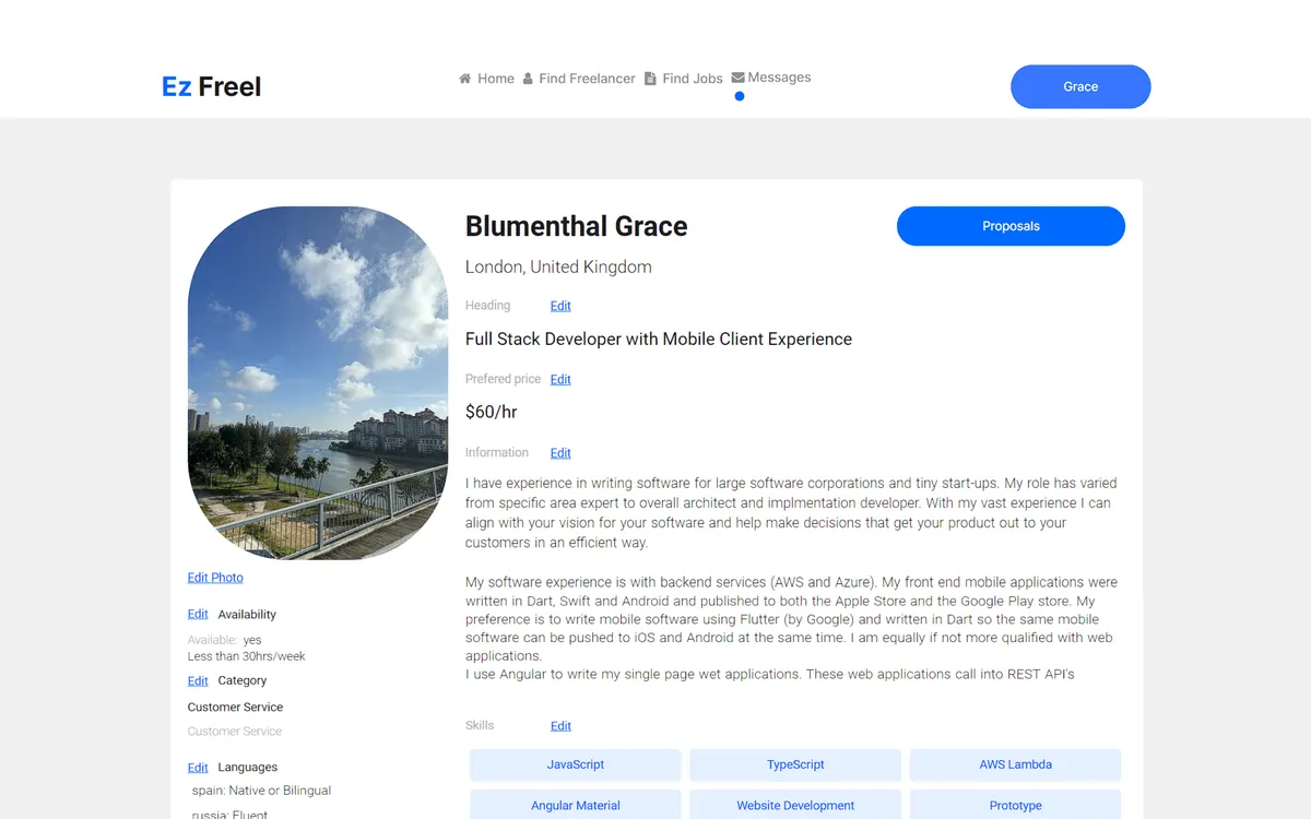Ez Freelance like Upwork screenshot 6