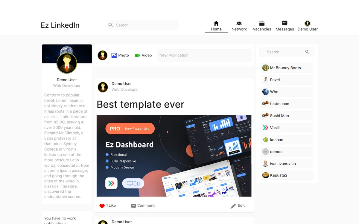 Ez LinkedIn - Jobs Network screenshot 4