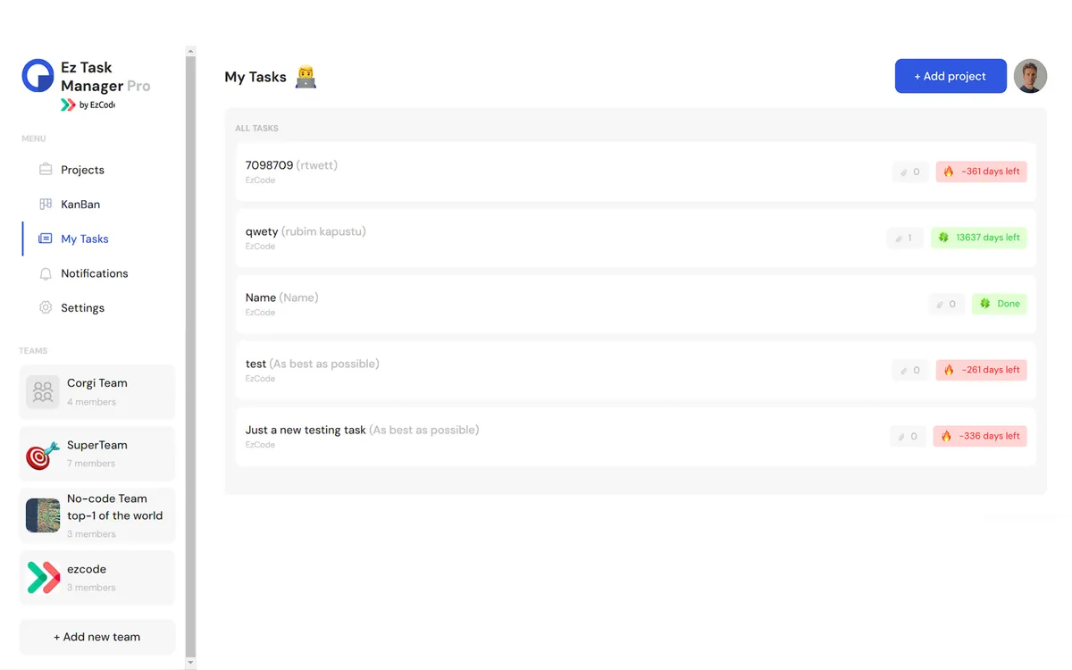 Ez Task Manager Pro screenshot 4