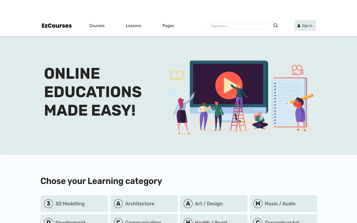 Ez Courses screenshot 1