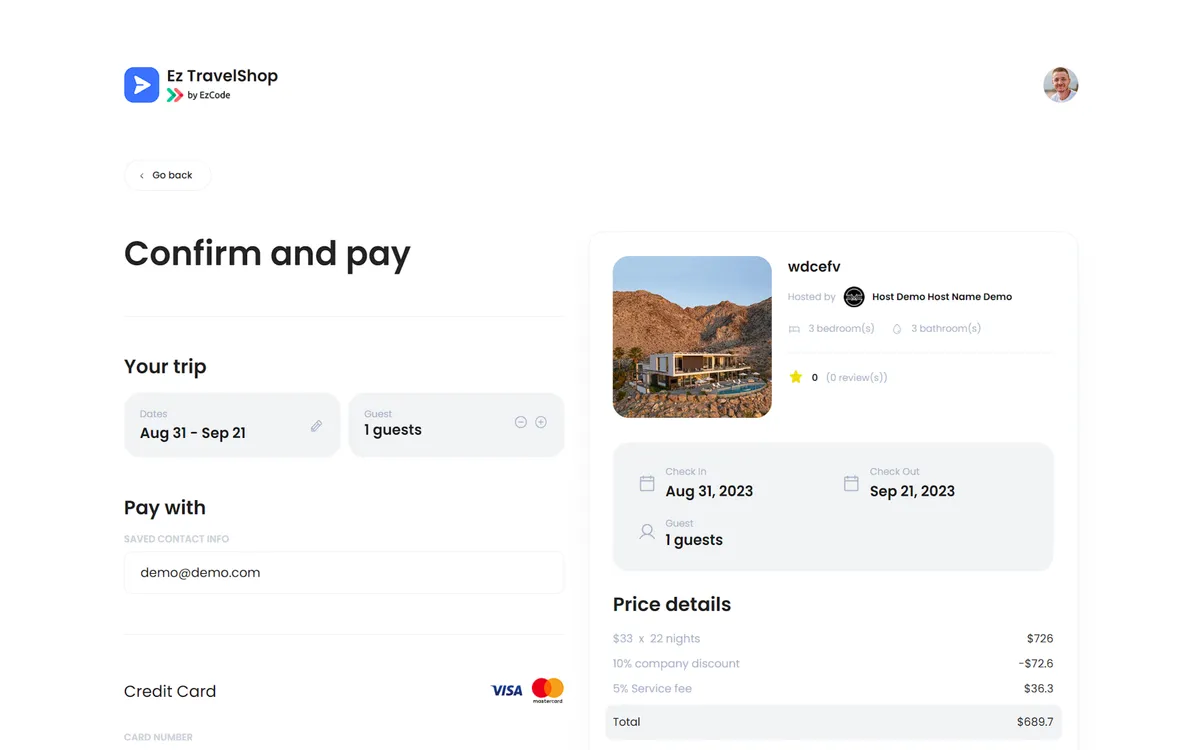 Ez Travel Shop screenshot 6