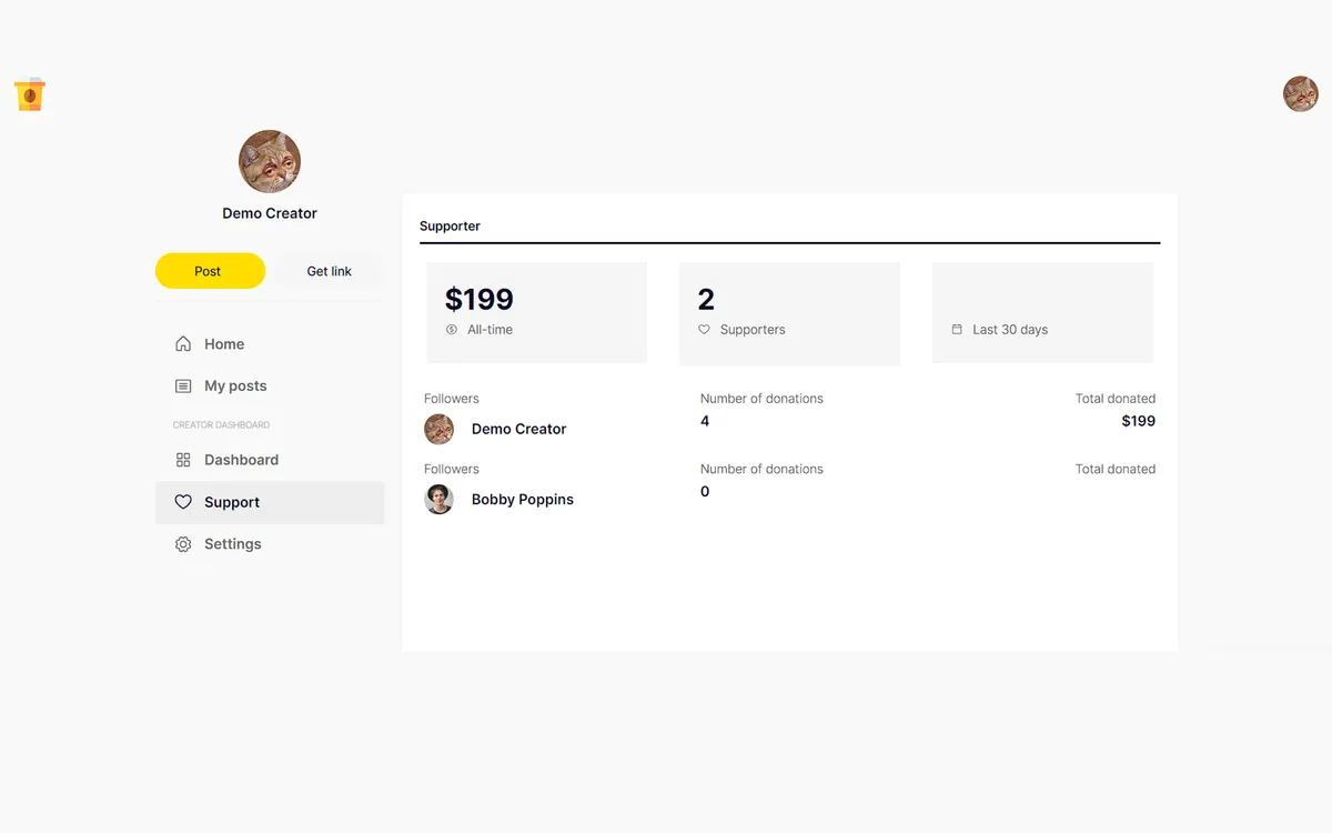 Ez Buy Me a Coffee - Donations screenshot 5