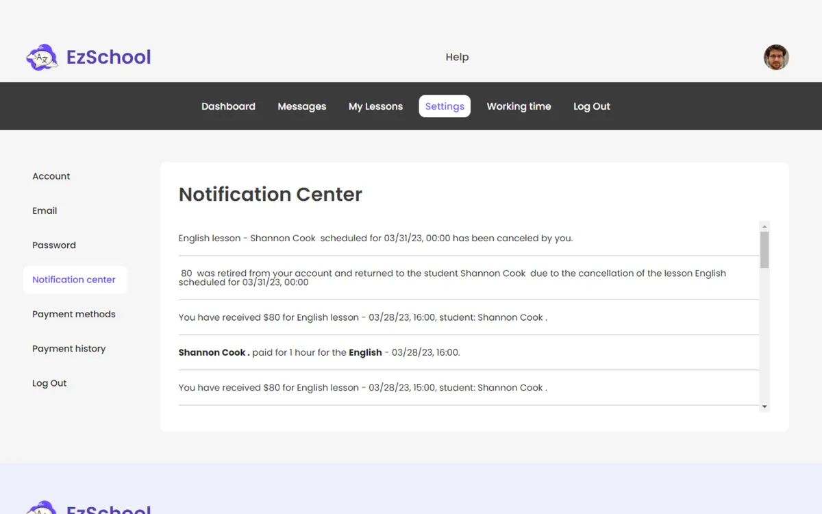 Ez School - Learning & Booking screenshot 3