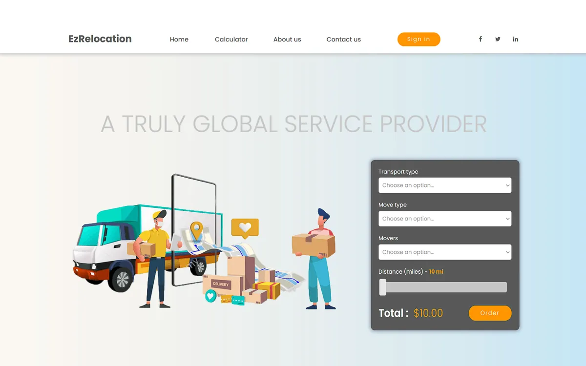 Ez Relocation / Moving Company screenshot 1