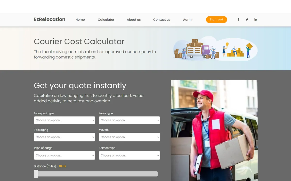 Ez Relocation / Moving Company screenshot 2