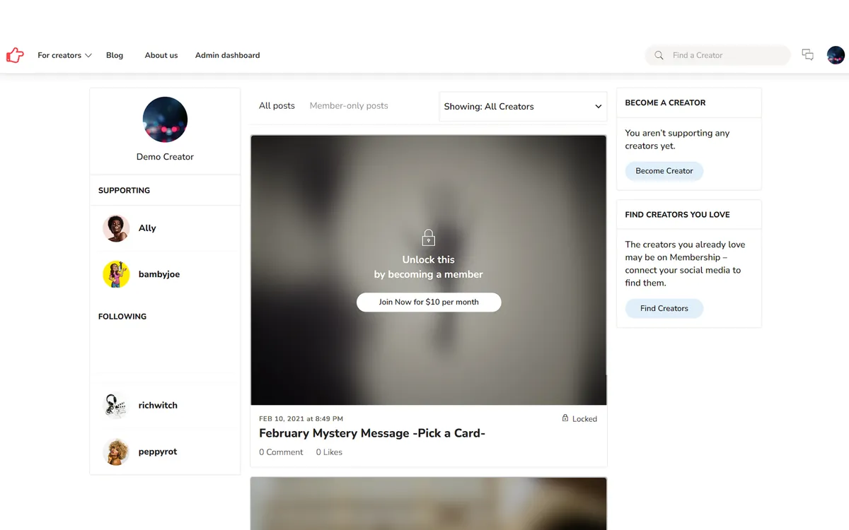 Ez Membership like Patreon screenshot 6