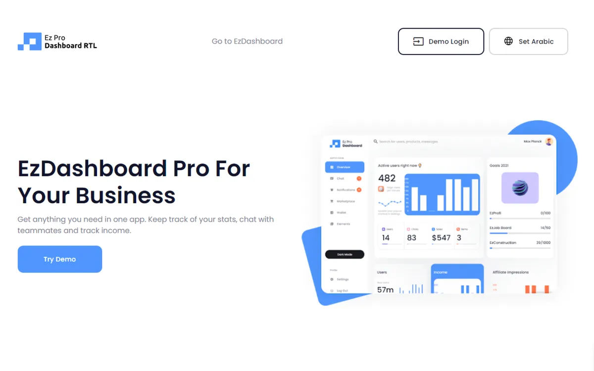 Ez Dashboard Pro screenshot 1