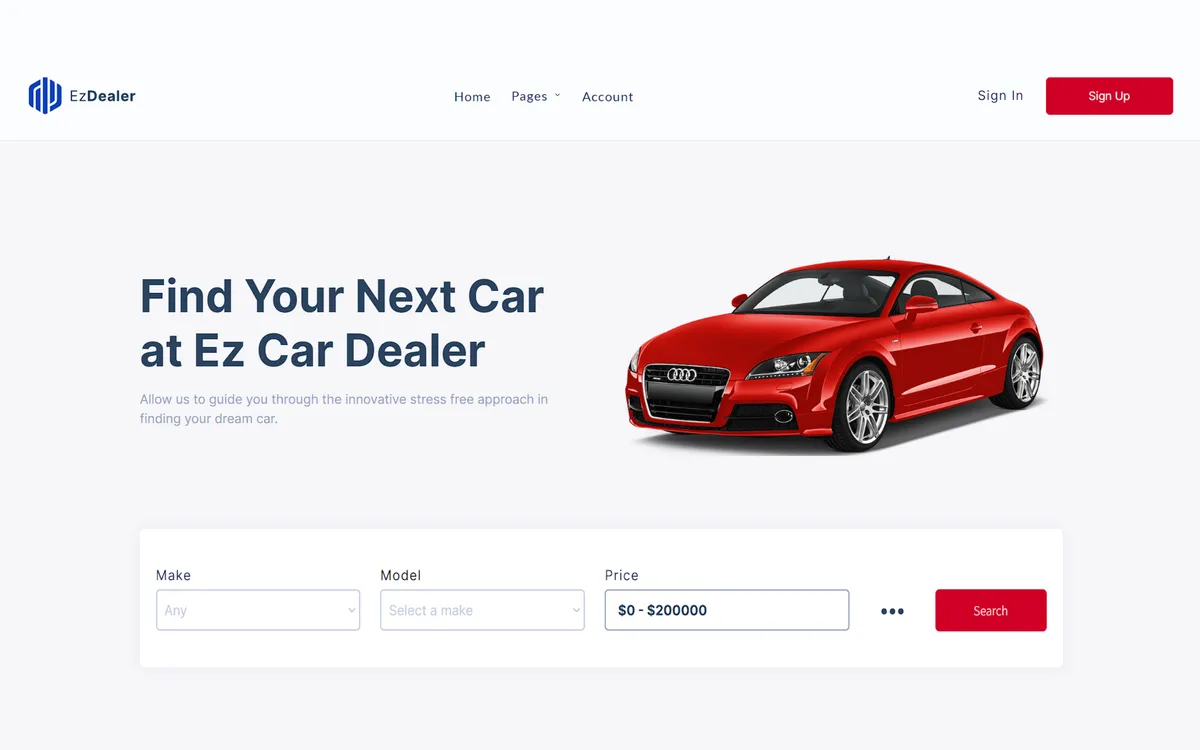 Ez Car Dealer screenshot 1