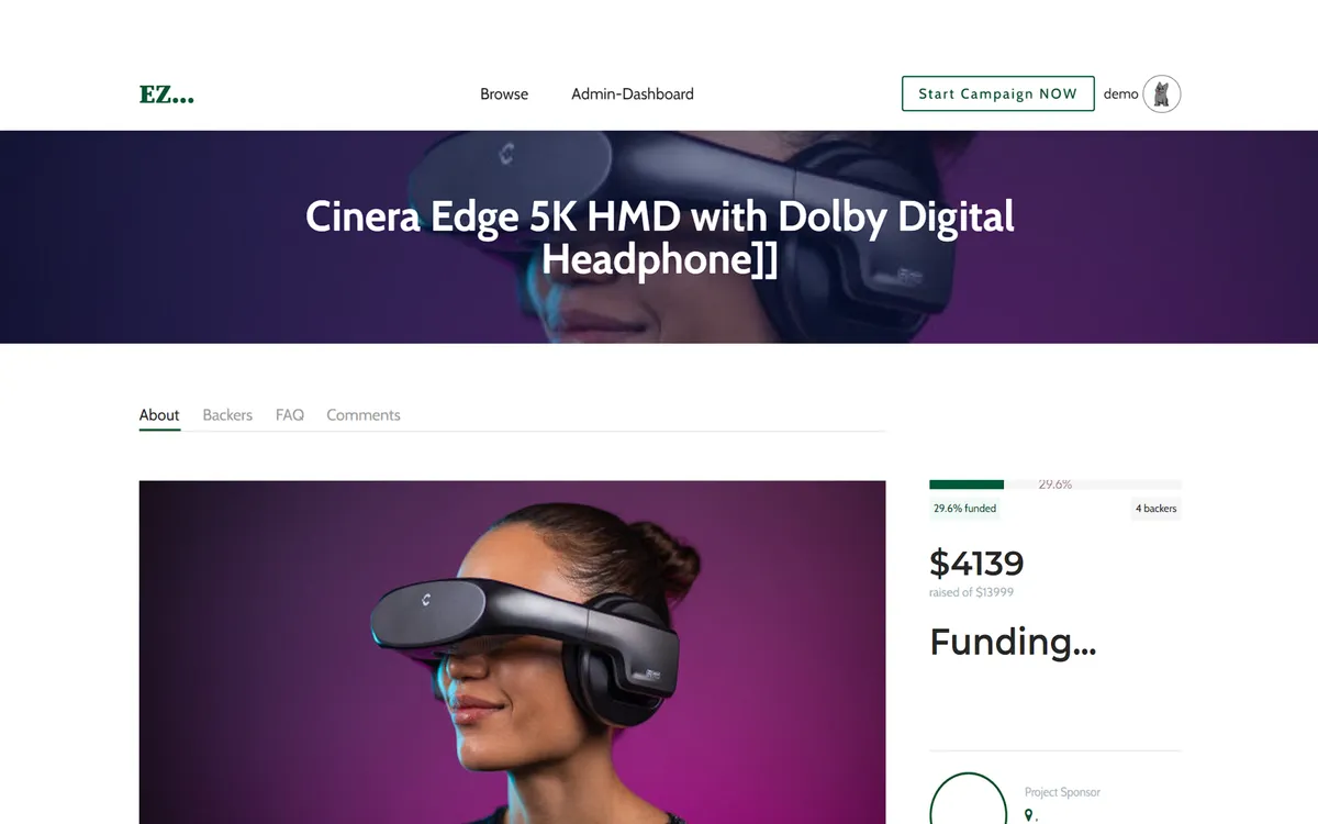 Ez Crowdfunding & Fundraising screenshot 5