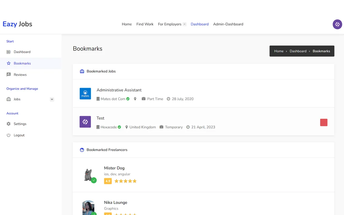 Ez Job Board - Listings screenshot 6