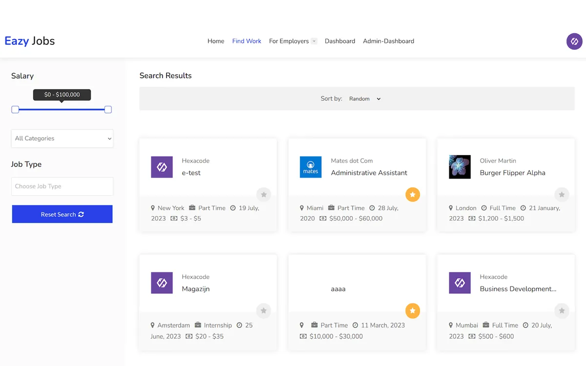Ez Job Board - Listings screenshot 7
