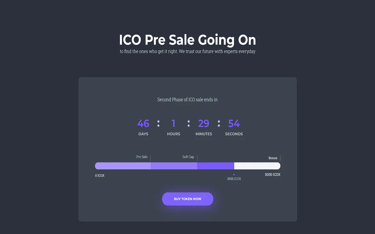 Ez Crypto NFT,ICO,IDO- Landing screenshot 6