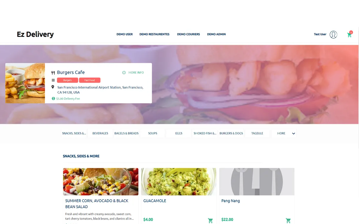 Ez Food Delivery App screenshot 3