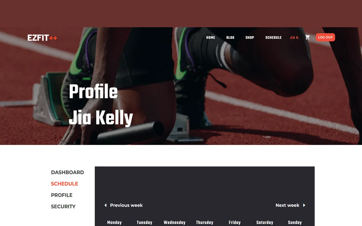 Ez Fitness Club Template screenshot 4