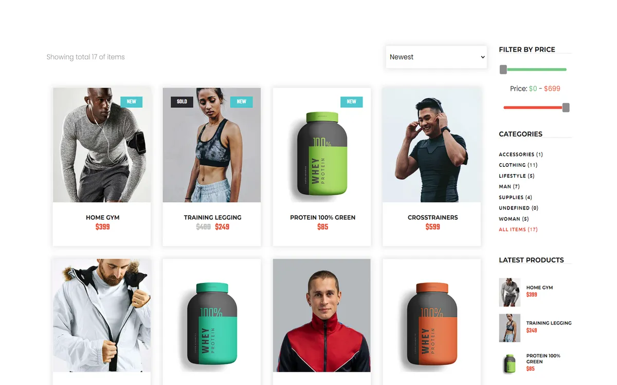 Ez Fitness Club Template screenshot 7