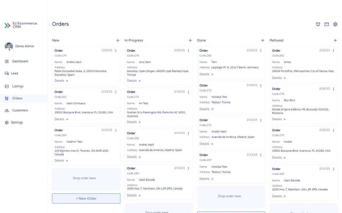 Ez Ecommerce CRM screenshot 5