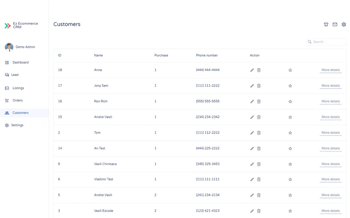 Ez Ecommerce CRM screenshot 6