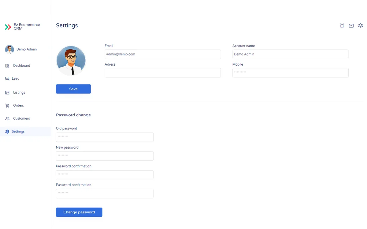 Ez Ecommerce CRM screenshot 7