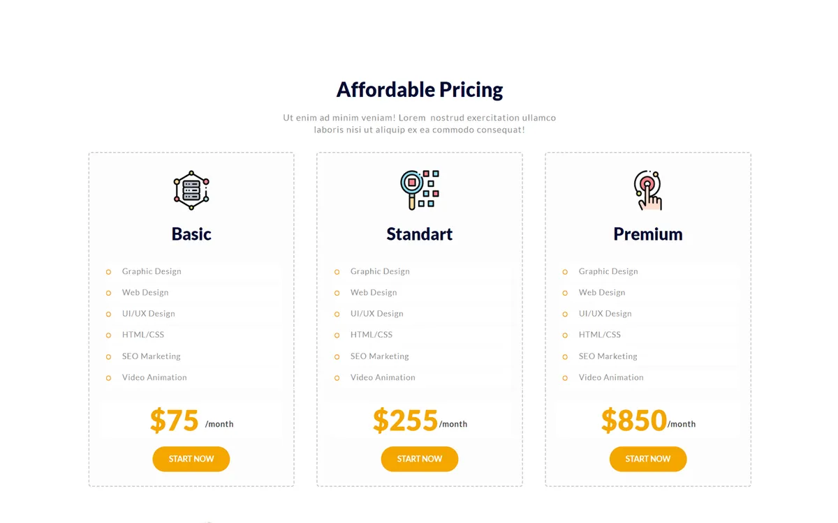 Ez Starter - Landing Page screenshot 2
