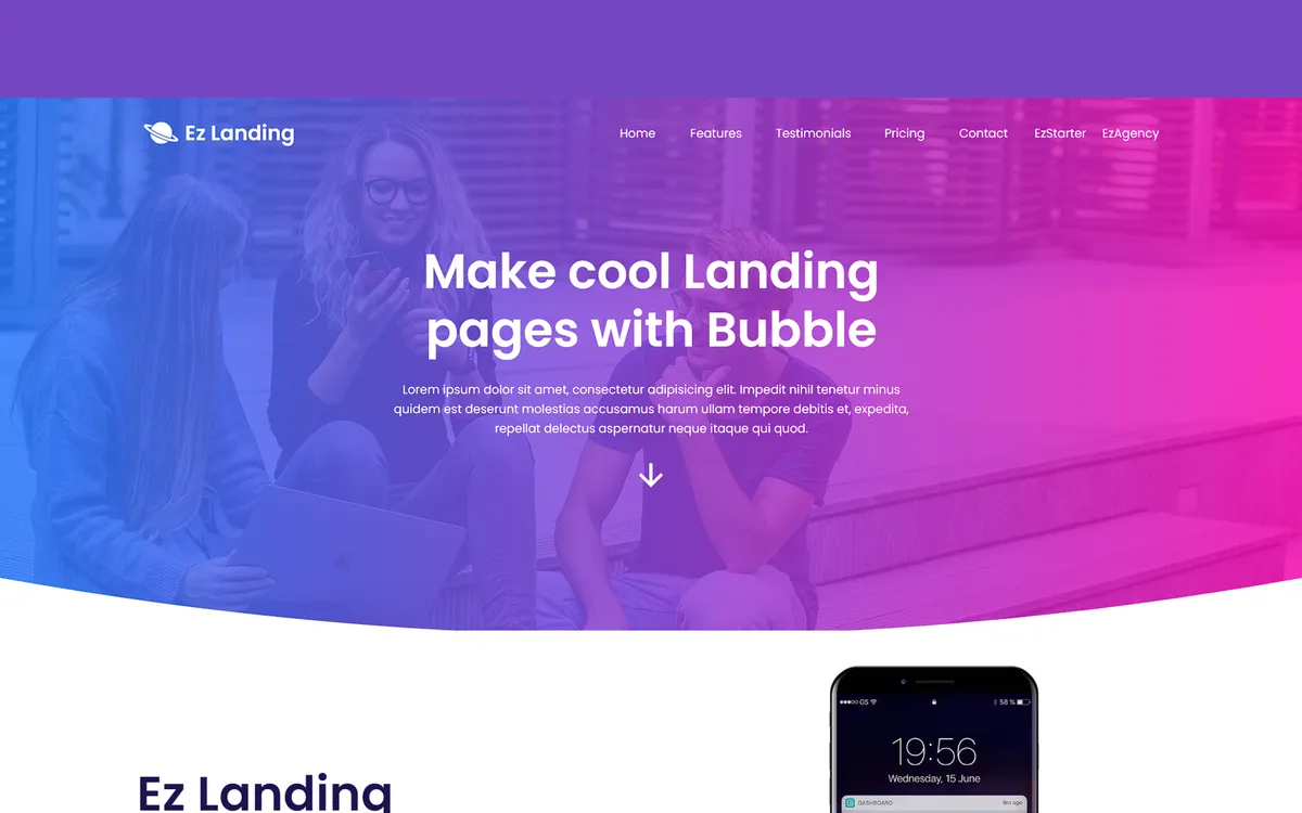 Ez Starter - Landing Page screenshot 5