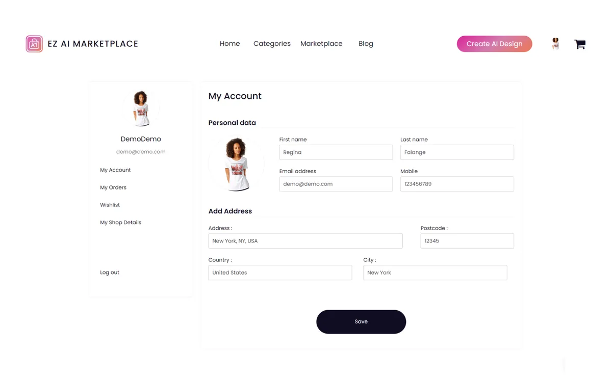 Ez AI Marketplace screenshot 6