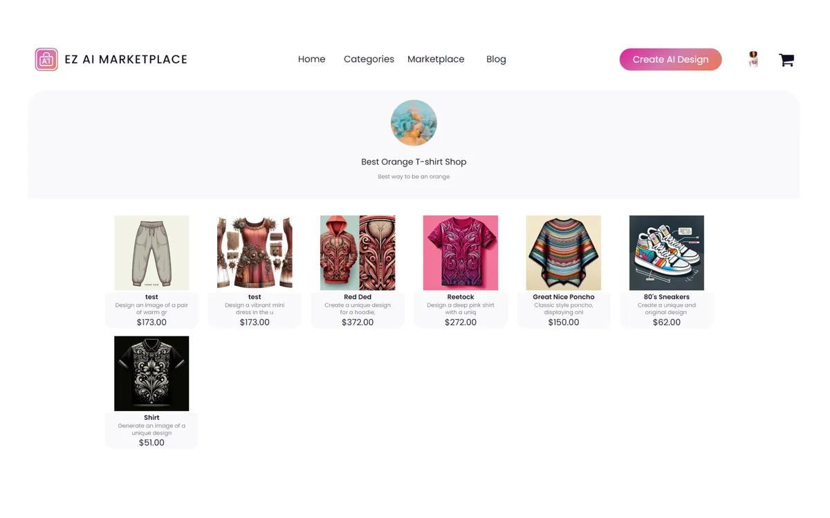 Ez AI Marketplace screenshot 7