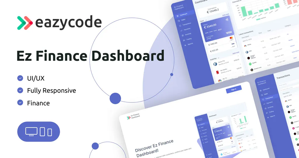 Ez Finance Dashboard