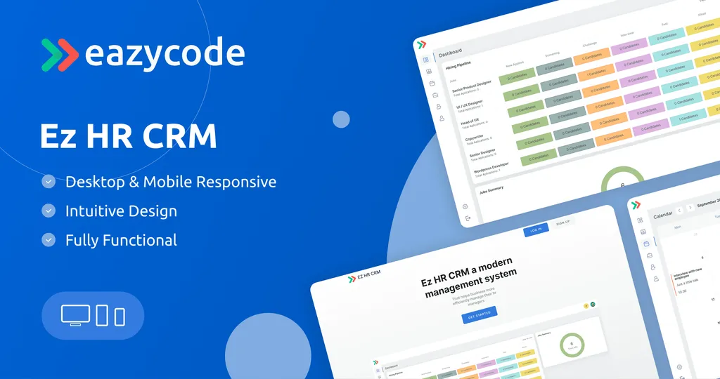 Ez Hr CRM Dashboard