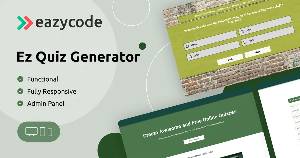 Ez Quiz Generator