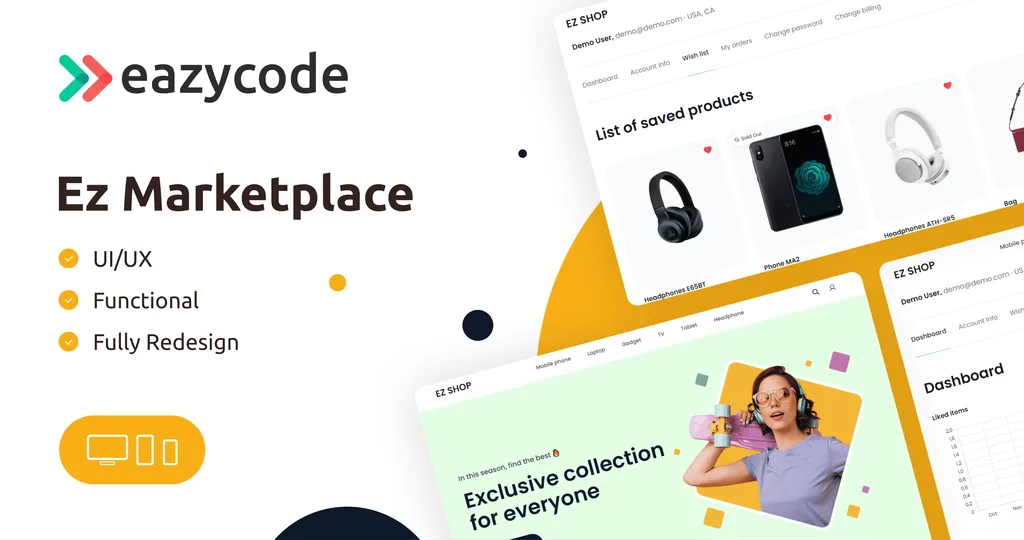 Ez Marketplace - Shop v3.0