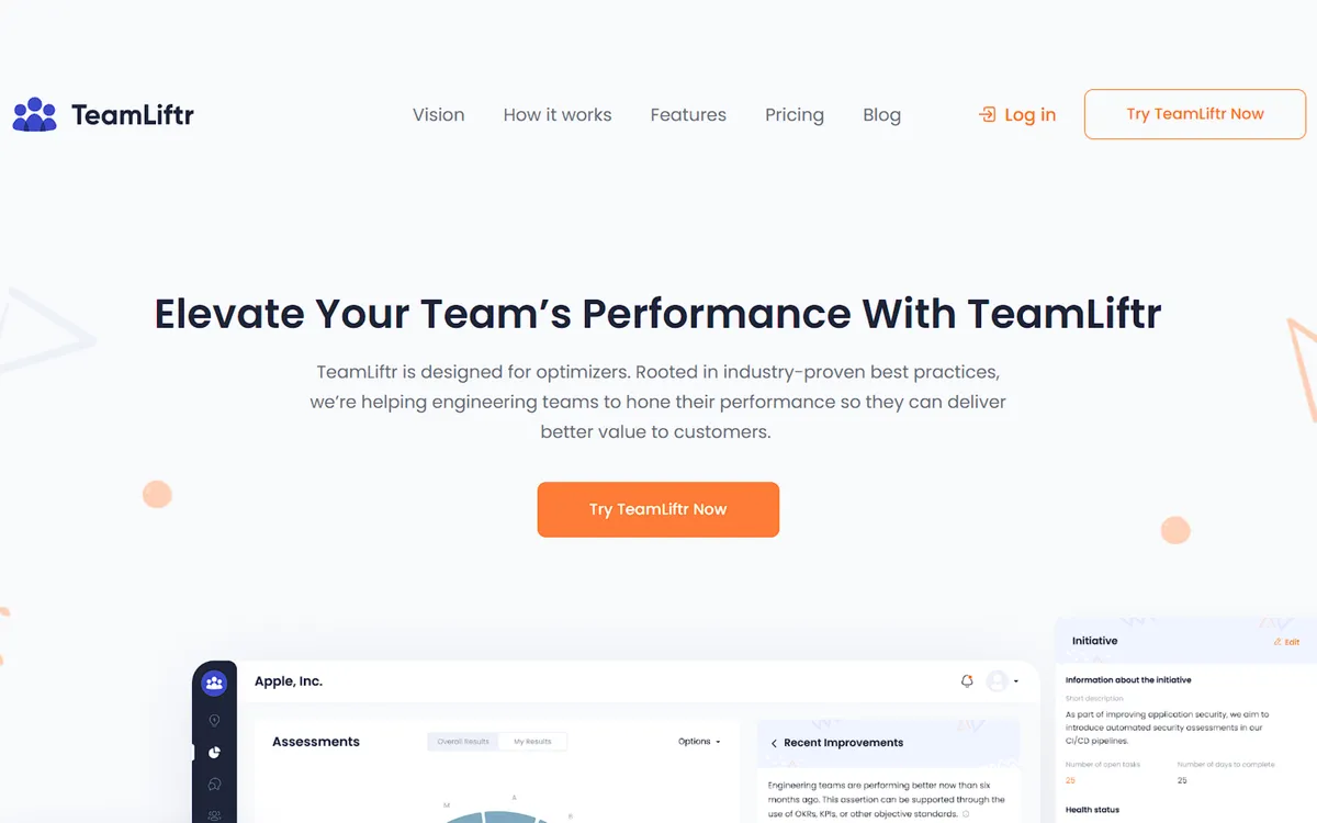 TeamLiftr screenshot 1